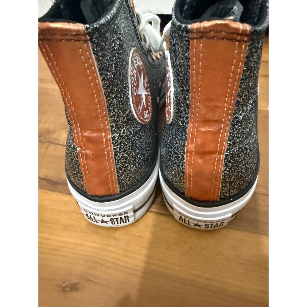 Converse Chuck Taylor All Star Lift Platform High Top Glitter Sneakers A01301C - Picture 5 of 6